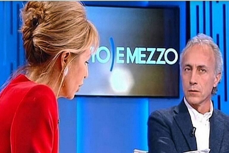 Dimissioni di Giuseppe Conte: a lutto stretto Lilli Gruber, Marco Travaglio e Scanzi. «Ora l’Italia è in pericolo…»