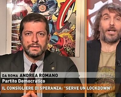 Cruciani stuzzica Romano ed è rissa in tv “Mario Draghi è stato santificato”, “Faccia l’antidoping”