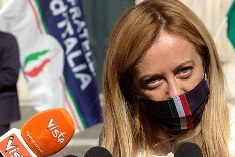 Giorgia Meloni FdI boccia Draghi: “Sul Dl Sostegni ritardi, silenzi e passerelle del Pd: proprio come Conte”