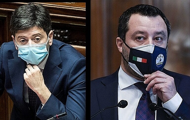 Matteo Salvini, Roberto Speranza e il Titolo-vergogna di Repubblica: “Minacce di morte e lui lo attacca”. Mandante morale?