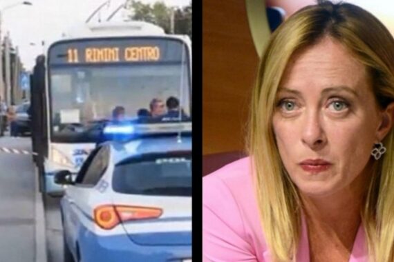 Giorgia Meloni: spero la paghi cara. Orrore a Rimini, somalo accoltella 5 persone sul bus: tra cui un bimbo di 5 anni.
