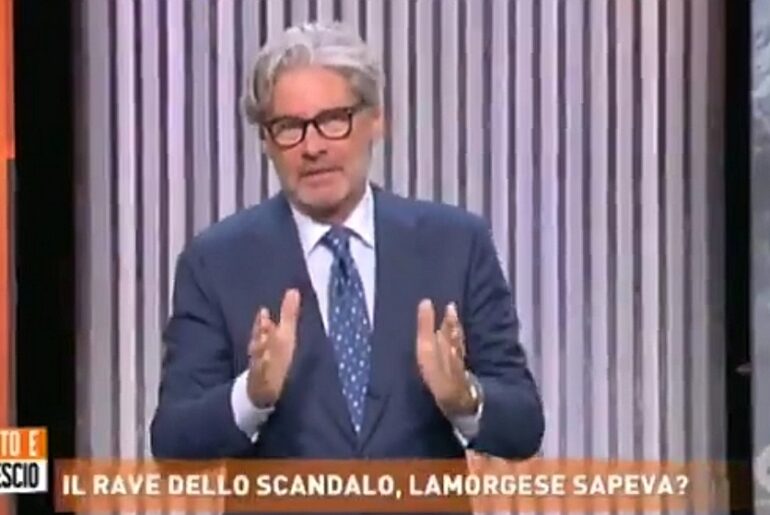 Rave party, Paolo Del Debbio dà una legnata alla Lamorgese: «Ministro, umilmente le dico…» (video)
