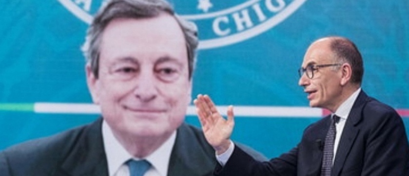 Ballottaggi letta parla come se Draghi è del Pd