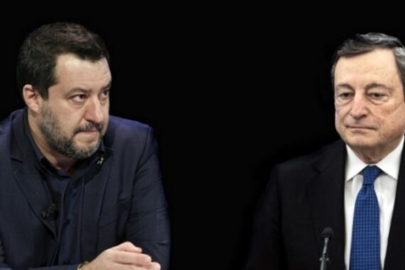 Salvini avverte Draghi: basta forzature da M5s e Pd. Il governo scricchiola