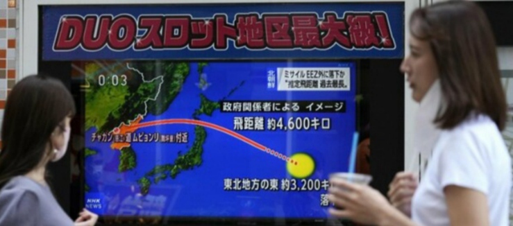 Corea del Nord lancia missile che sorvola il Giappone