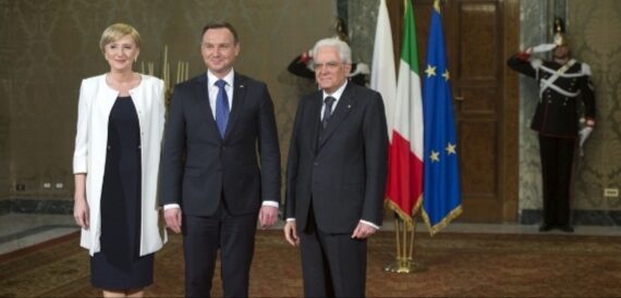 Il polacco Andrzej Duda ricevuto al Quirinale: «Con l’Italia della Meloni l’intesa è ancora più forte»