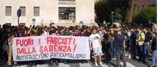 università La Sapienza proteste 