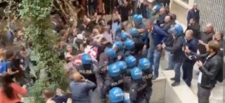 Proteste università La Sapienza 