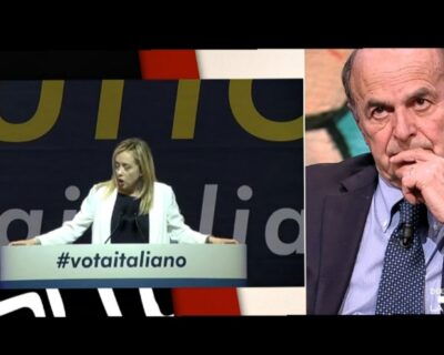 Bersani spara fango su Giorgia Meloni da Floris? Smentito da Macron in tempo reale…