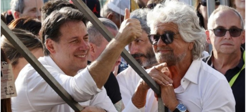 Beppe Grillo incita all’eversione, salta l’intesa Conte-Schlein: ecco le brigate comiche