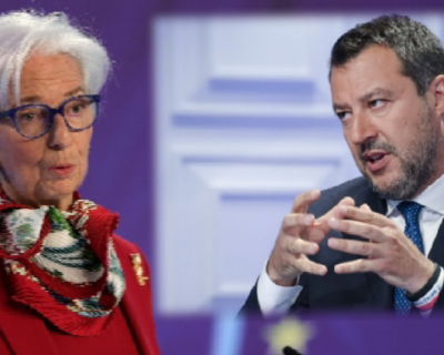 Salvini contro Lagarde: “Tassi ancora su, scelta insensata: così ci ammazzano